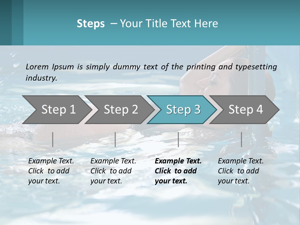 Face Water Human PowerPoint Template