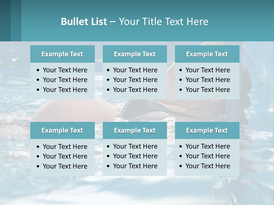 Face Water Human PowerPoint Template