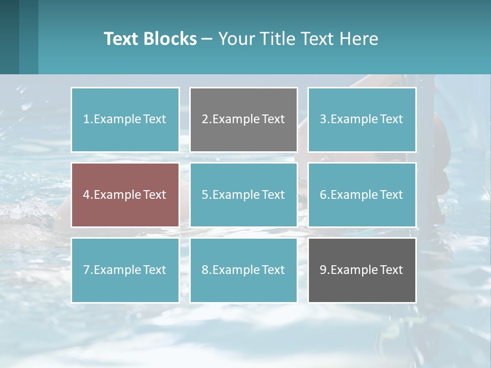 Face Water Human PowerPoint Template
