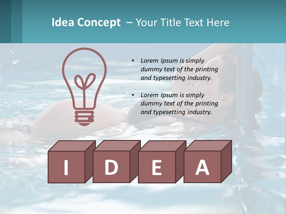 Face Water Human PowerPoint Template