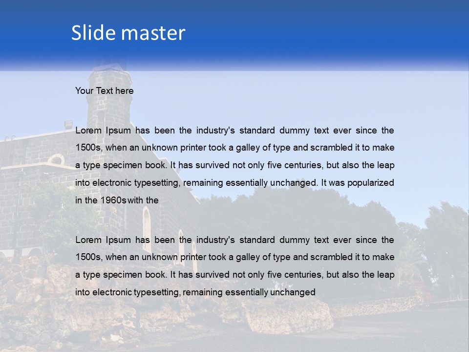 Kapernaum Old Sea PowerPoint Template