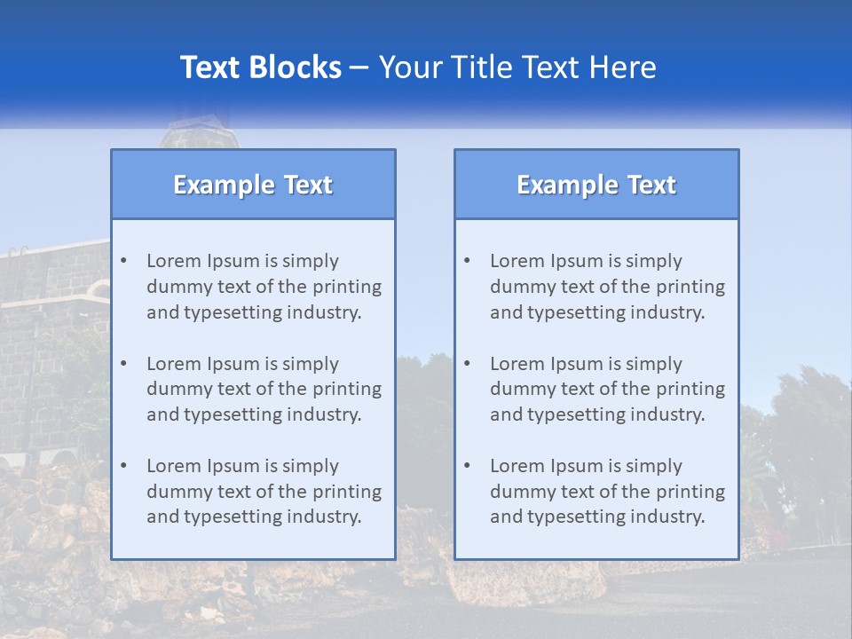 Kapernaum Old Sea PowerPoint Template