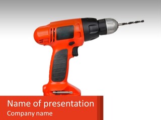 Power Rotate Cordless PowerPoint Template