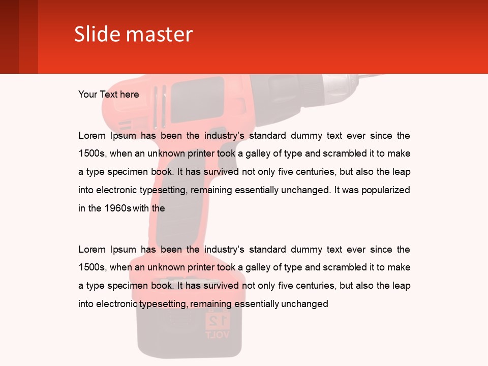 Power Rotate Cordless PowerPoint Template