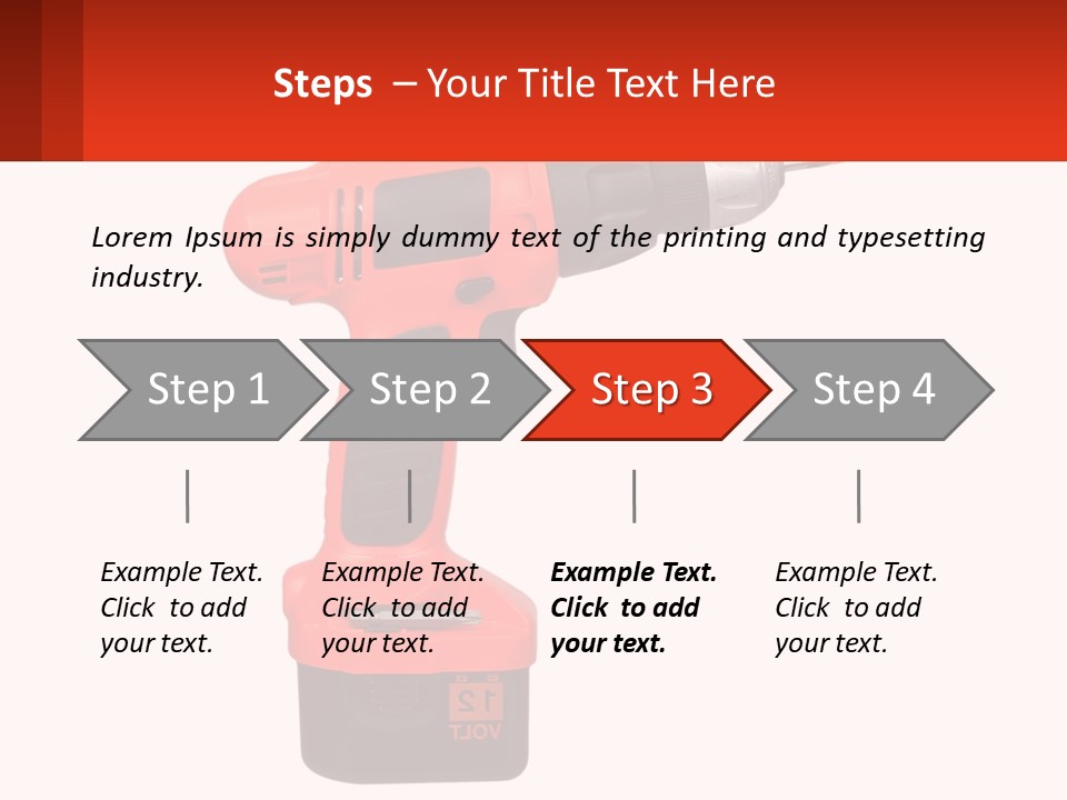 Power Rotate Cordless PowerPoint Template