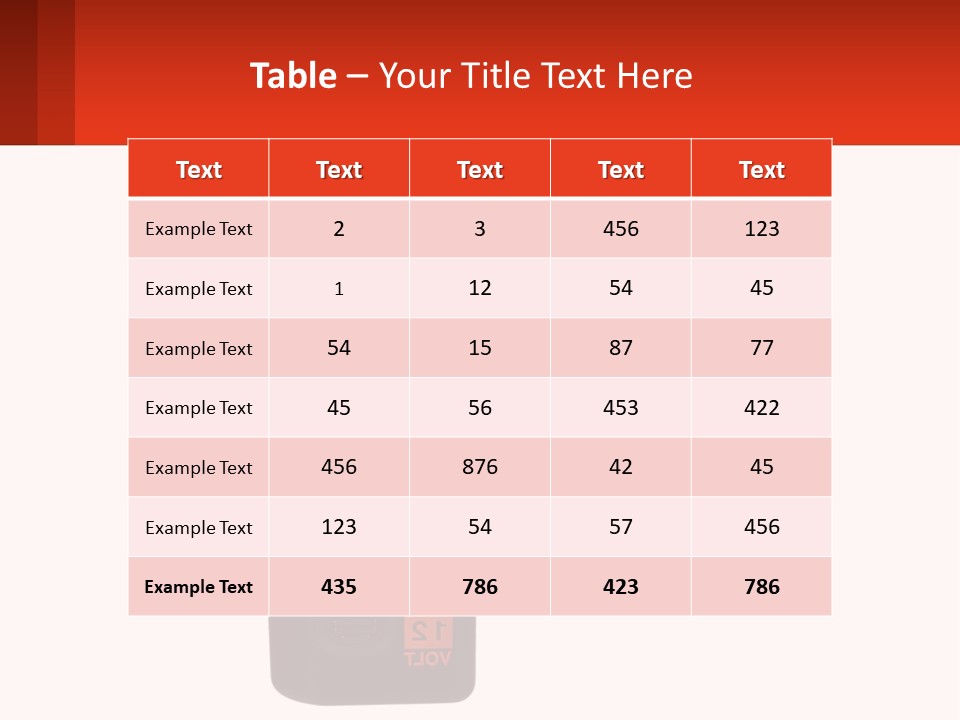 Power Rotate Cordless PowerPoint Template
