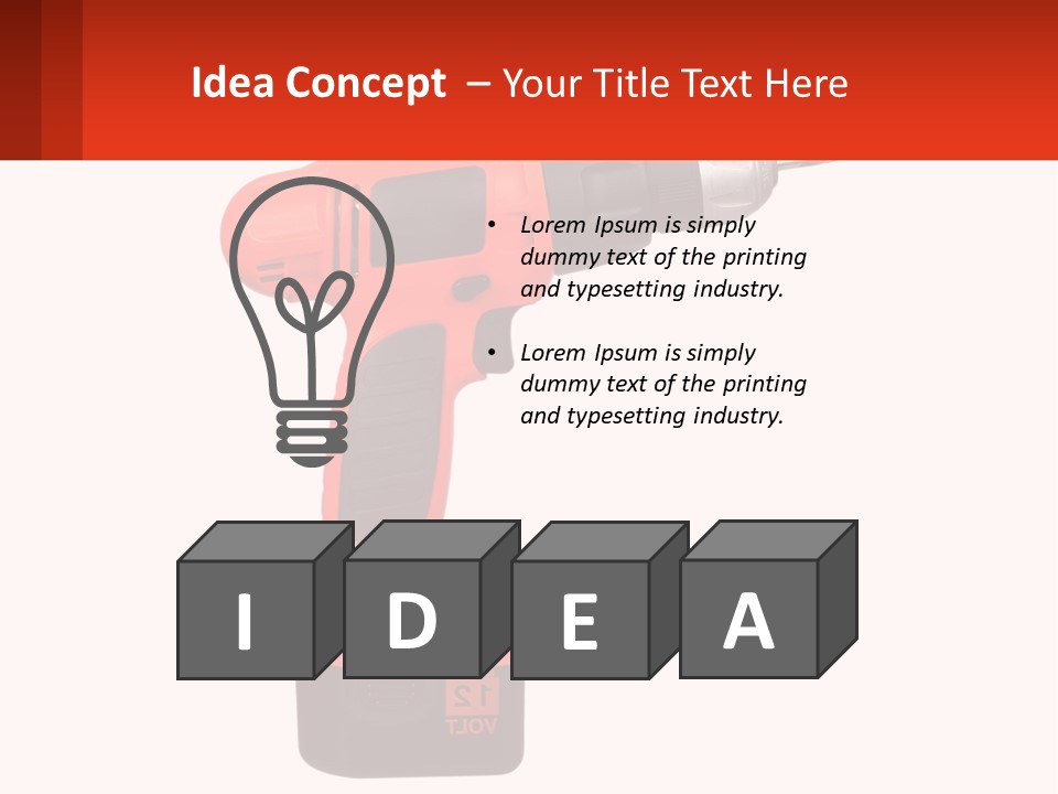 Power Rotate Cordless PowerPoint Template