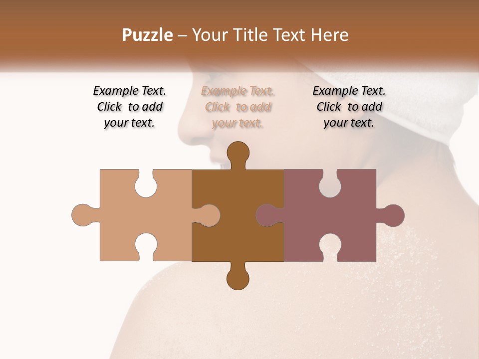 Perfect Pure Caucasian PowerPoint Template