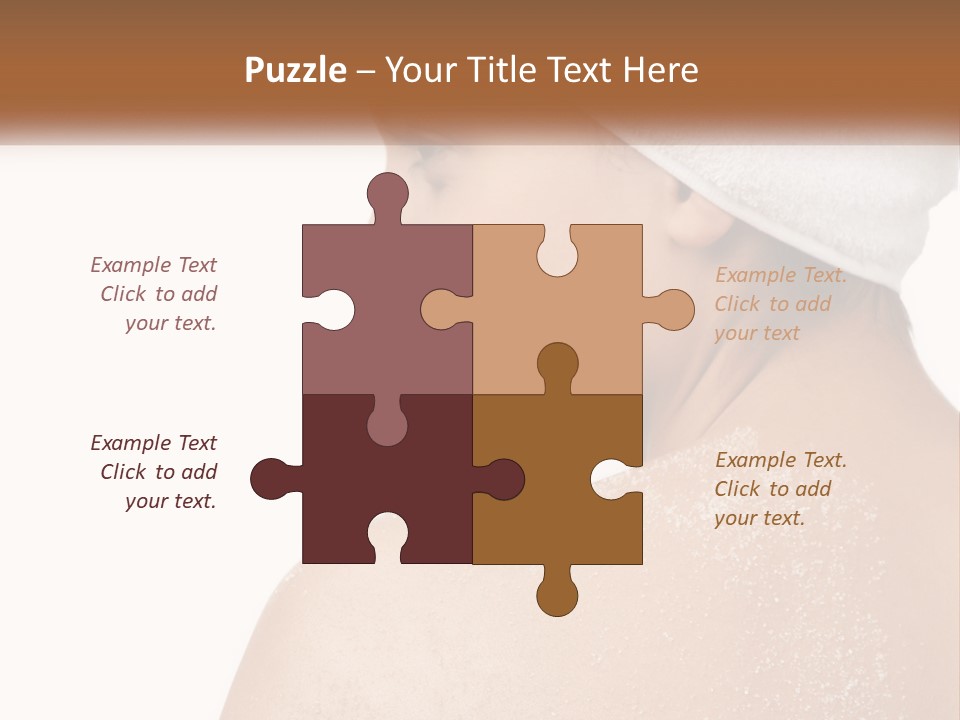 Perfect Pure Caucasian PowerPoint Template