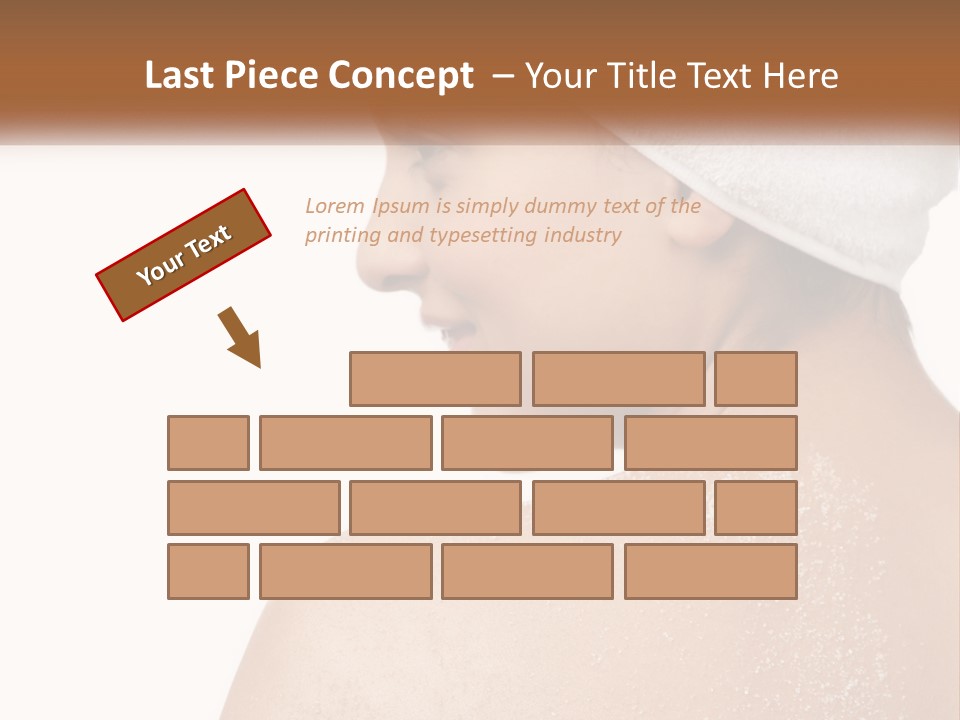 Perfect Pure Caucasian PowerPoint Template