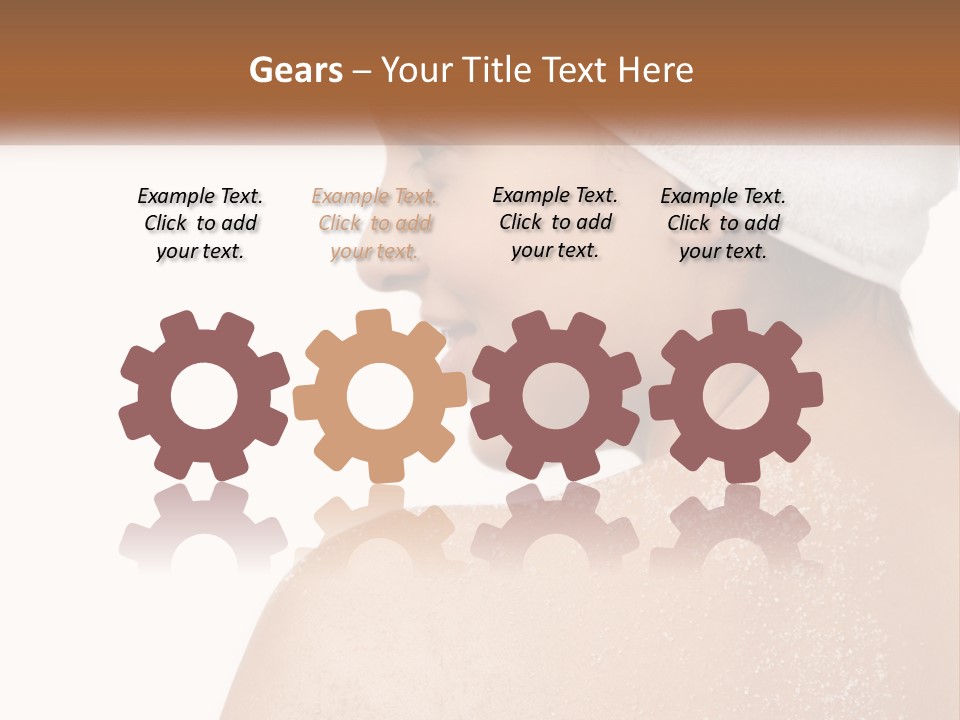 Perfect Pure Caucasian PowerPoint Template