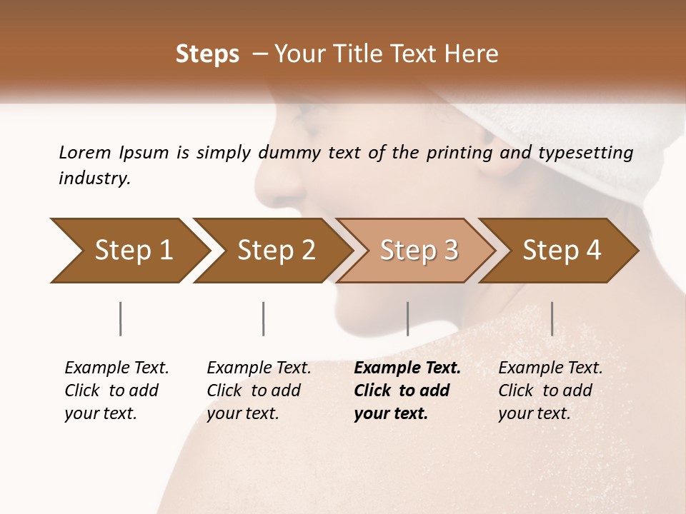 Perfect Pure Caucasian PowerPoint Template