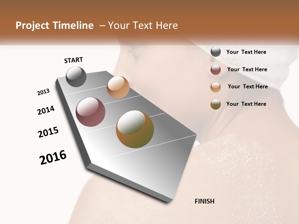 Perfect Pure Caucasian PowerPoint Template