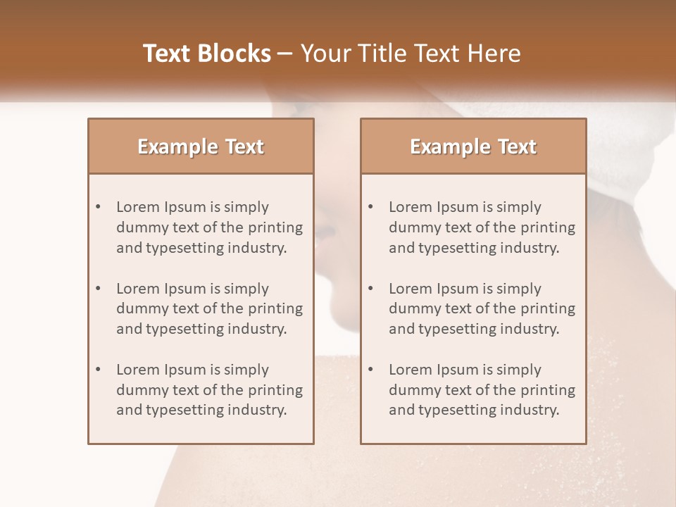 Perfect Pure Caucasian PowerPoint Template