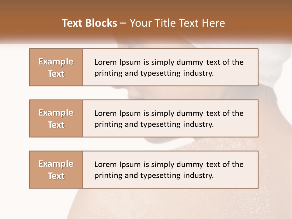 Perfect Pure Caucasian PowerPoint Template