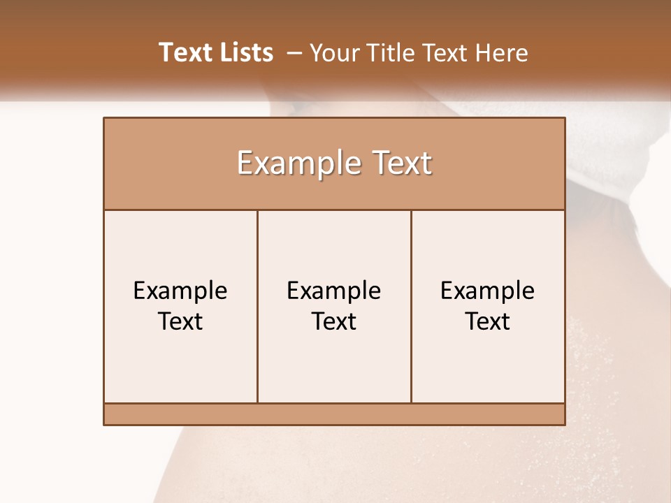 Perfect Pure Caucasian PowerPoint Template
