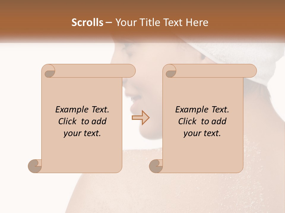 Perfect Pure Caucasian PowerPoint Template