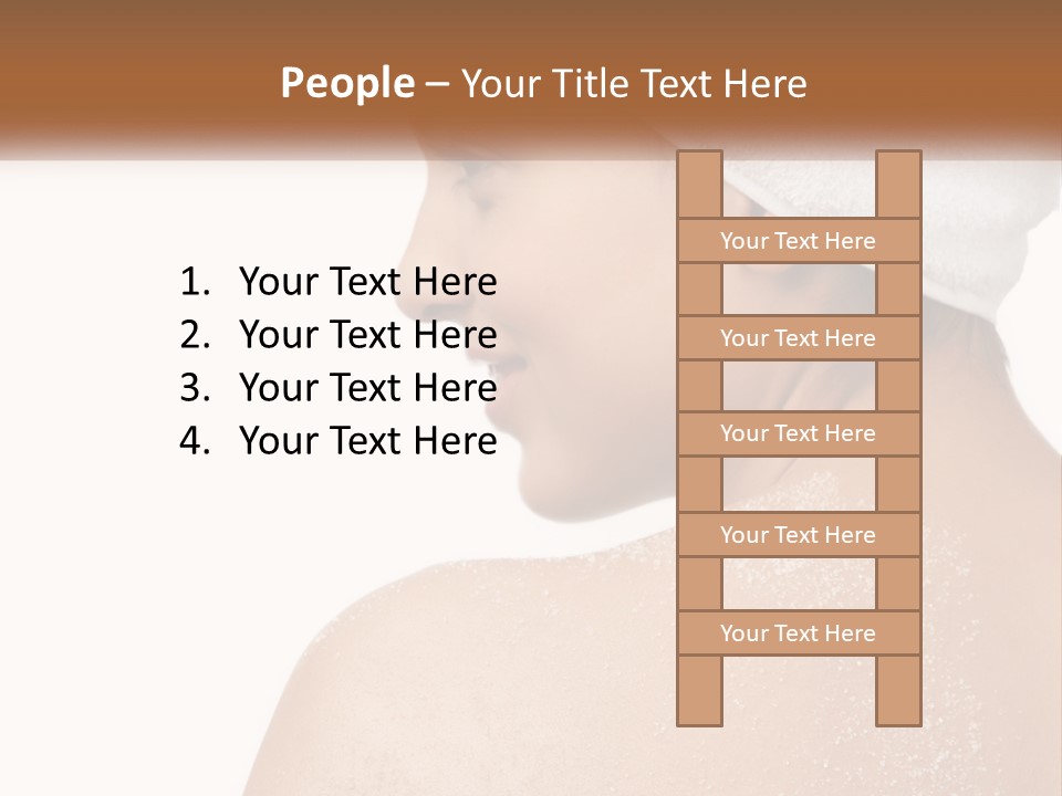 Perfect Pure Caucasian PowerPoint Template