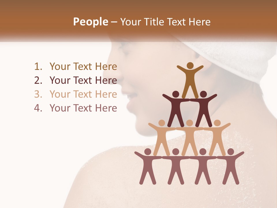 Perfect Pure Caucasian PowerPoint Template