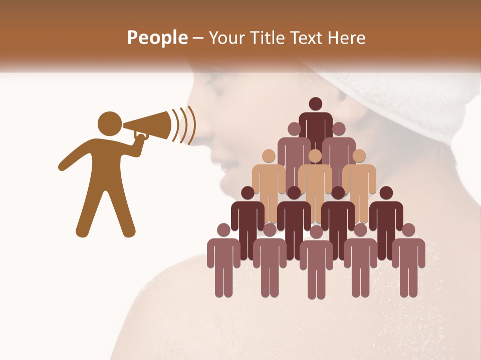 Perfect Pure Caucasian PowerPoint Template