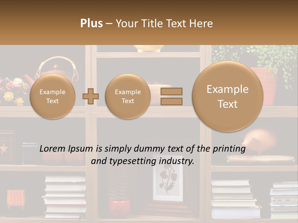 Organize Decorative Plant PowerPoint Template