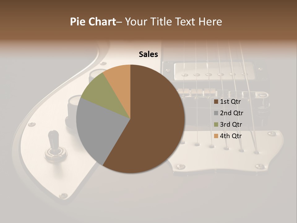 Rock N' Roll Audio String PowerPoint Template