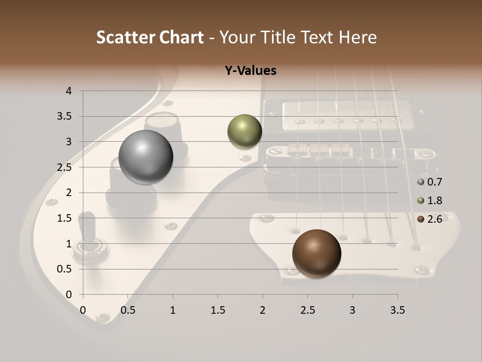 Rock N' Roll Audio String PowerPoint Template