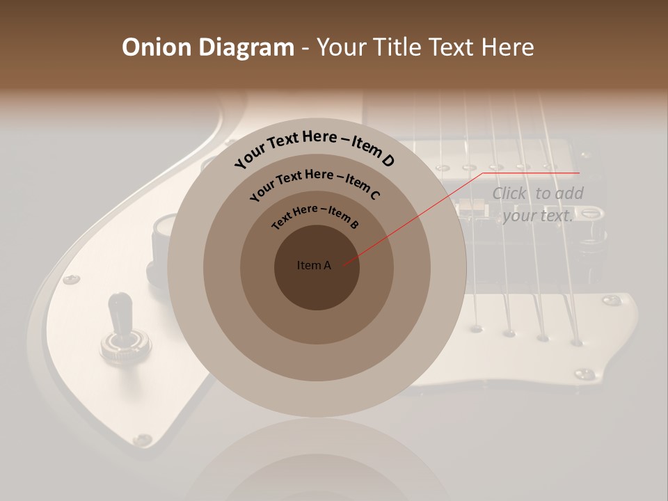Rock N' Roll Audio String PowerPoint Template