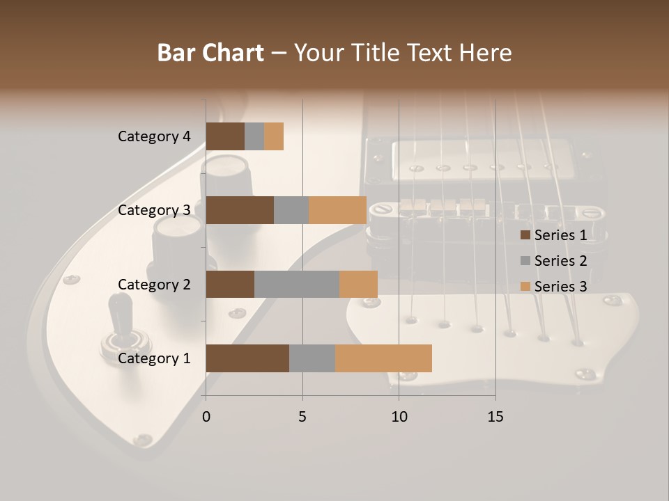 Rock N' Roll Audio String PowerPoint Template