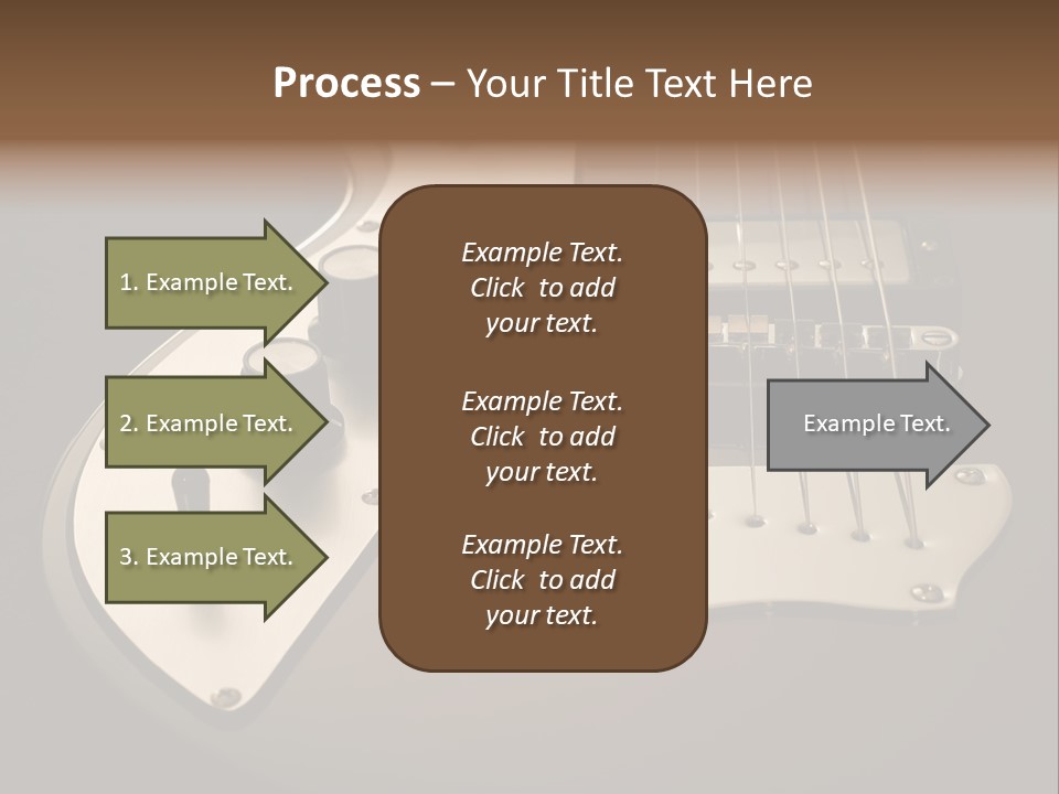 Rock N' Roll Audio String PowerPoint Template