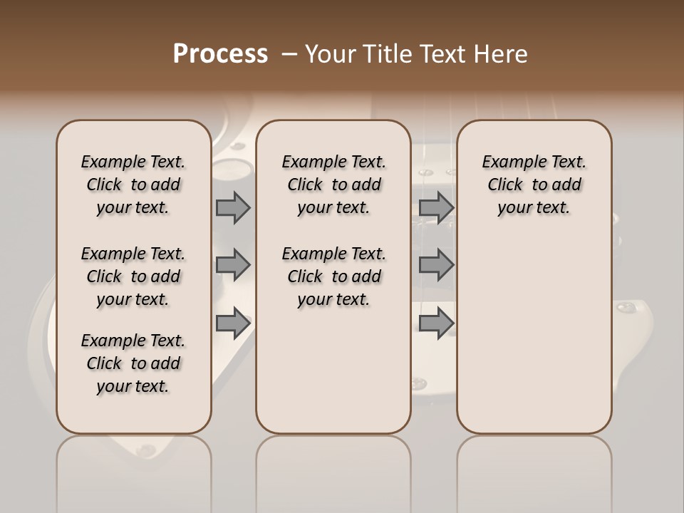 Rock N' Roll Audio String PowerPoint Template