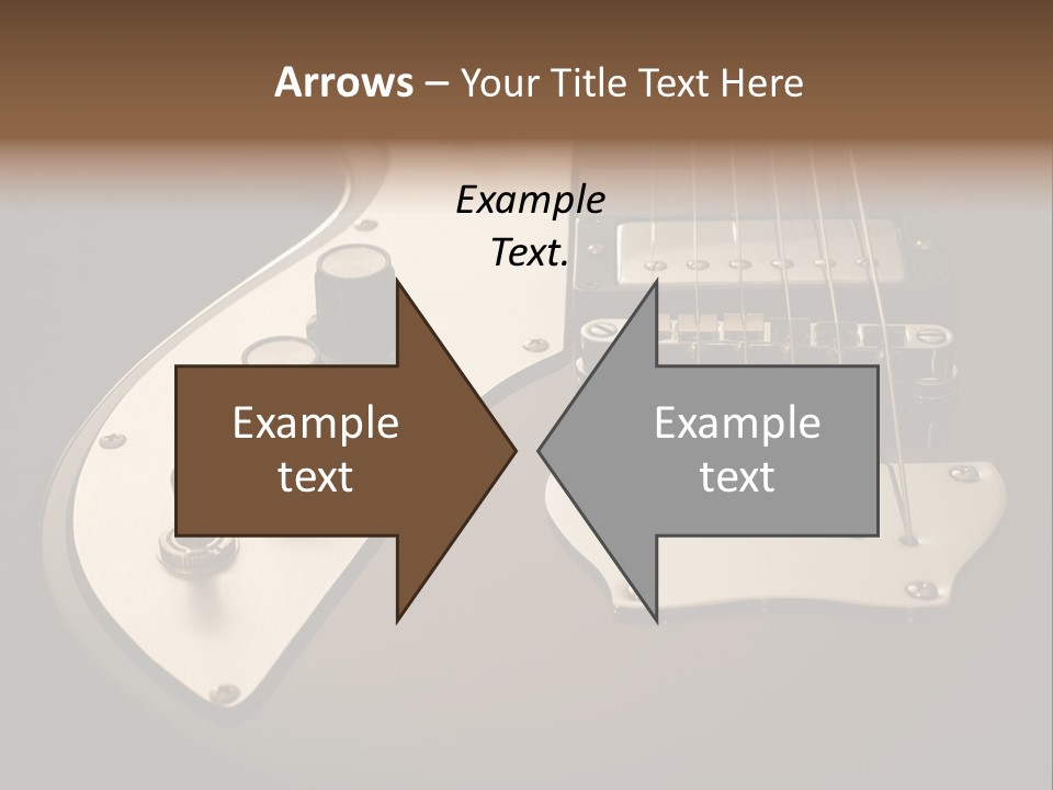 Rock N' Roll Audio String PowerPoint Template