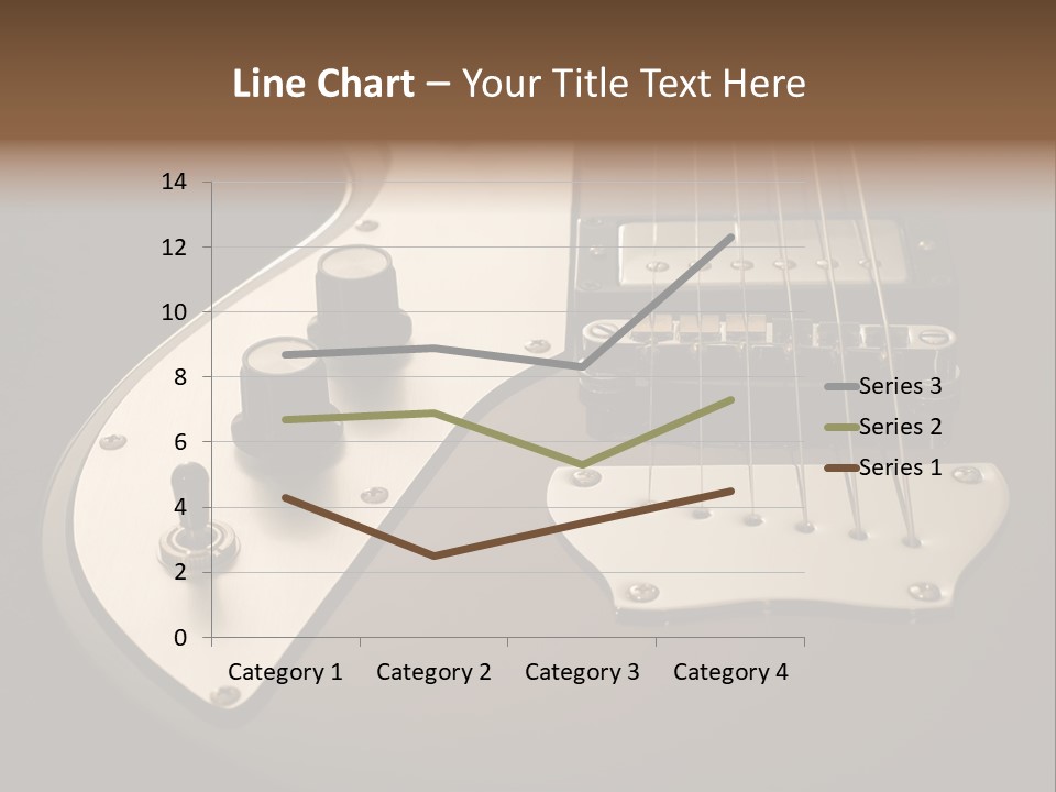 Rock N' Roll Audio String PowerPoint Template