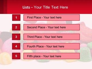 Goodies Lollies Sweet PowerPoint Template