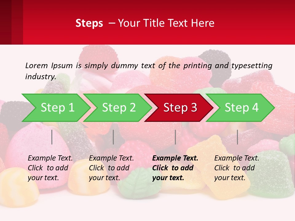 Goodies Lollies Sweet PowerPoint Template