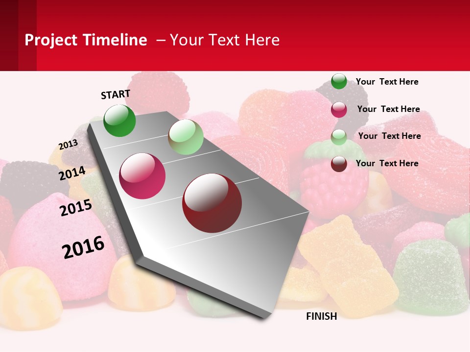 Goodies Lollies Sweet PowerPoint Template