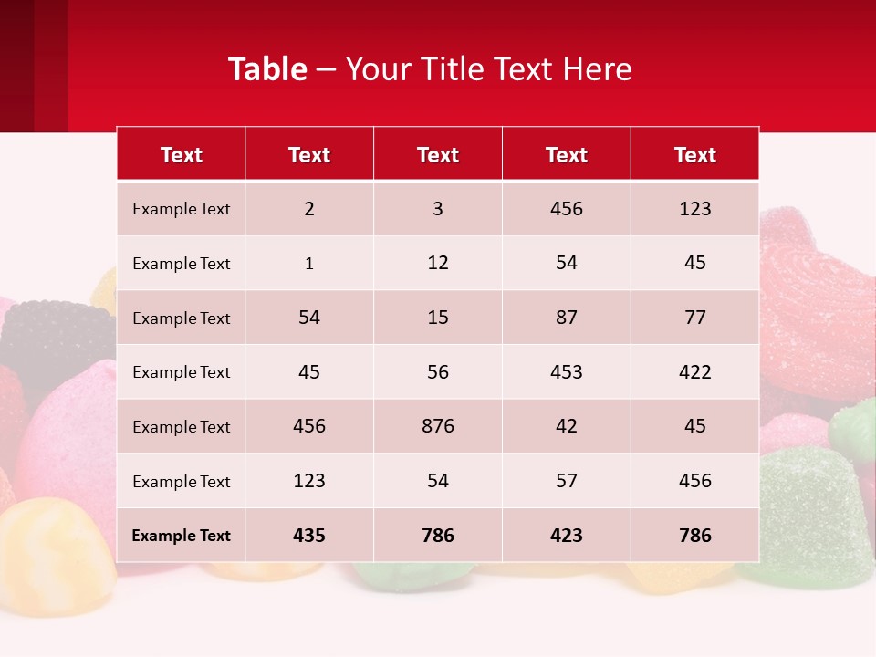 Goodies Lollies Sweet PowerPoint Template