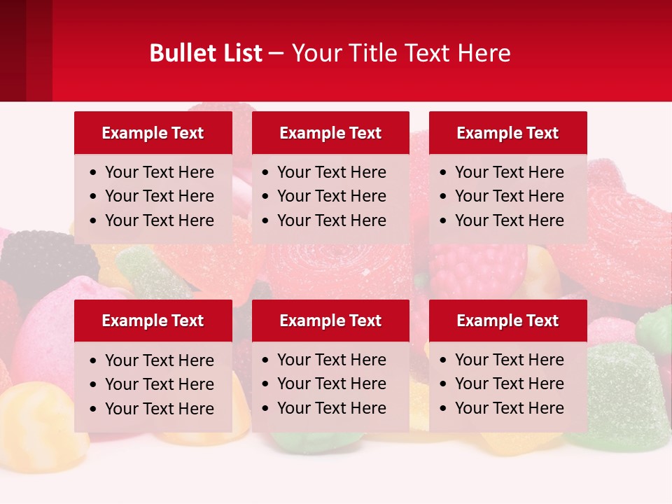 Goodies Lollies Sweet PowerPoint Template