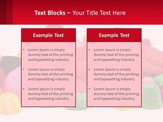 Goodies Lollies Sweet PowerPoint Template