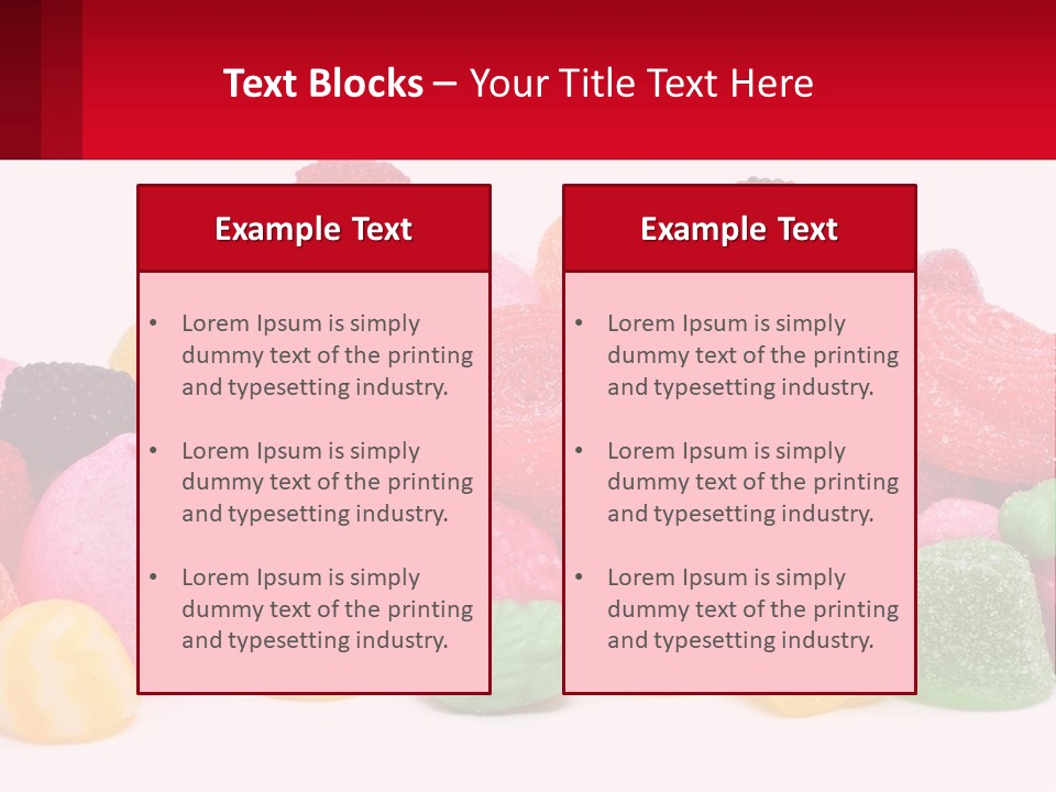 Goodies Lollies Sweet PowerPoint Template