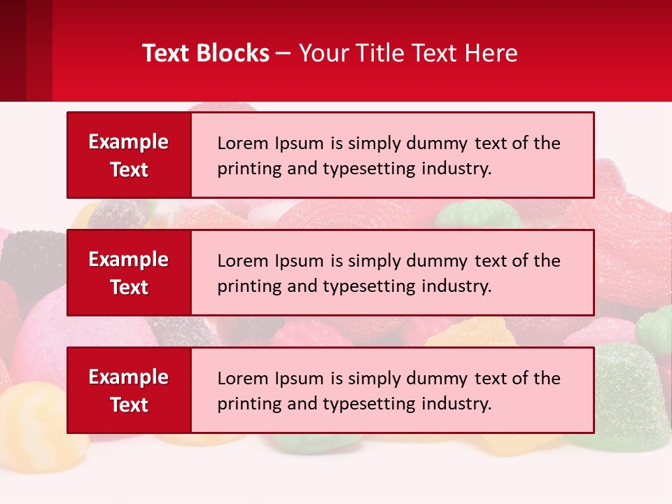 Goodies Lollies Sweet PowerPoint Template