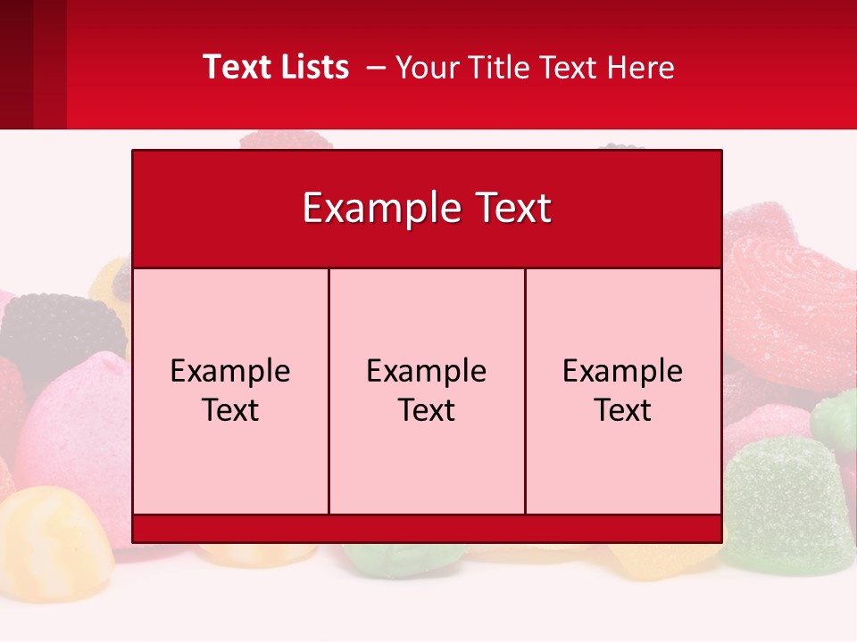 Goodies Lollies Sweet PowerPoint Template
