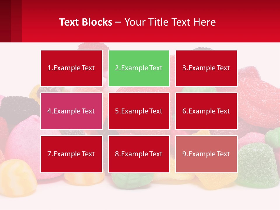 Goodies Lollies Sweet PowerPoint Template