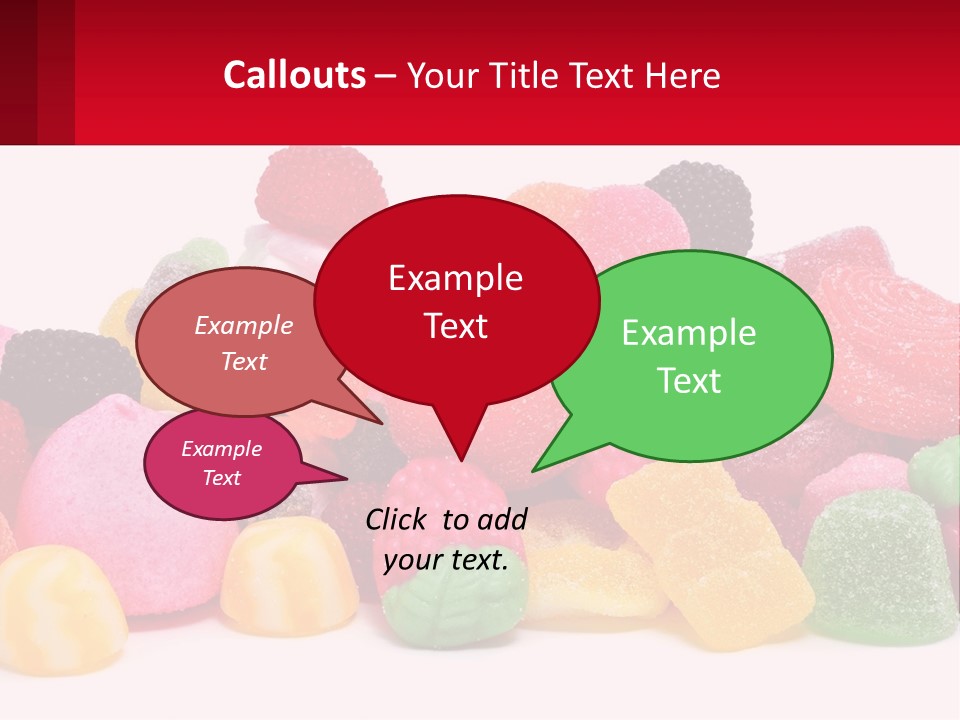 Goodies Lollies Sweet PowerPoint Template