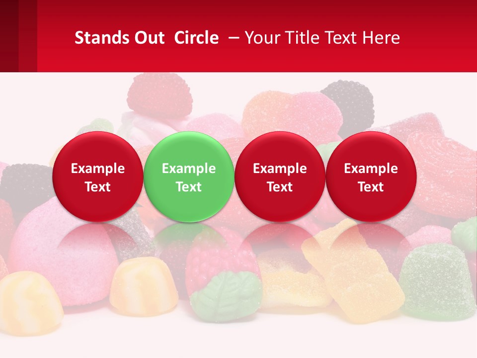 Goodies Lollies Sweet PowerPoint Template