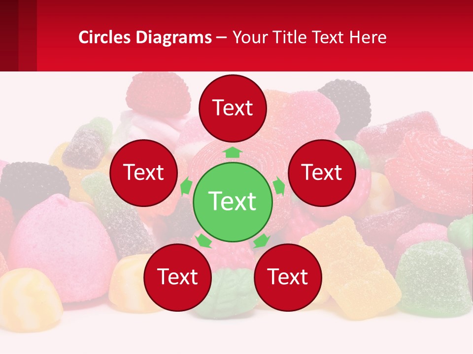 Goodies Lollies Sweet PowerPoint Template