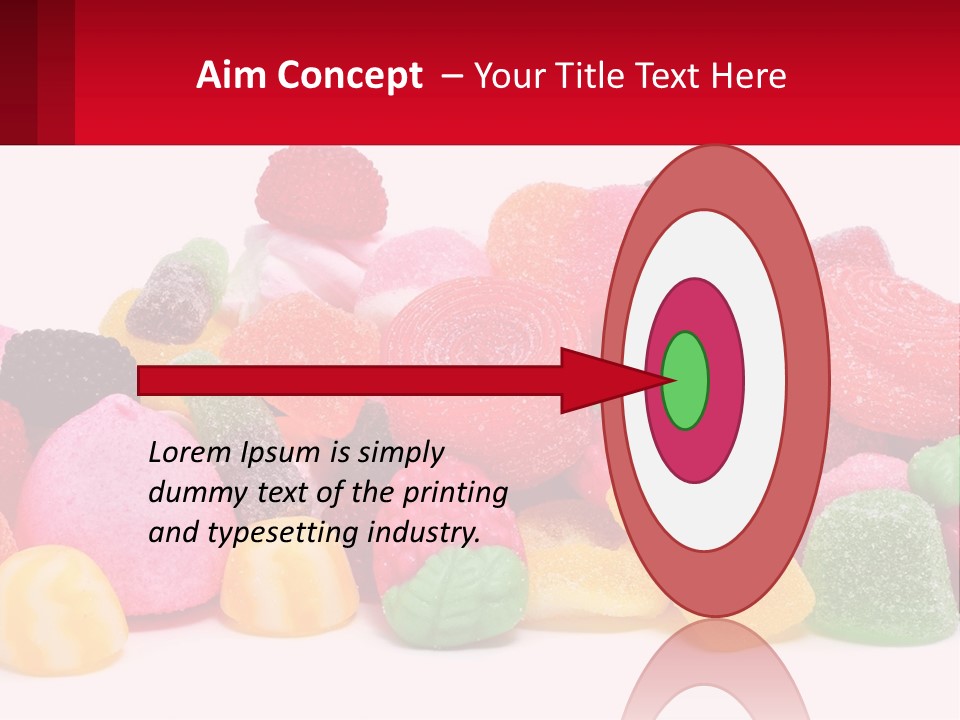Goodies Lollies Sweet PowerPoint Template