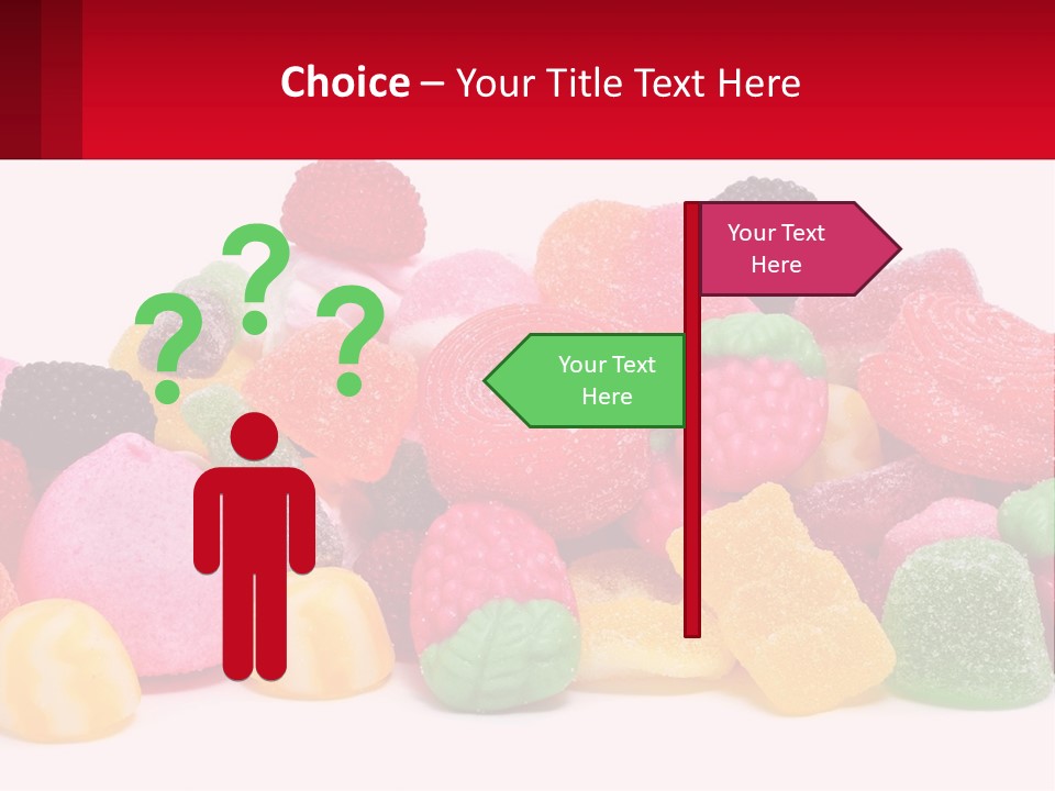 Goodies Lollies Sweet PowerPoint Template