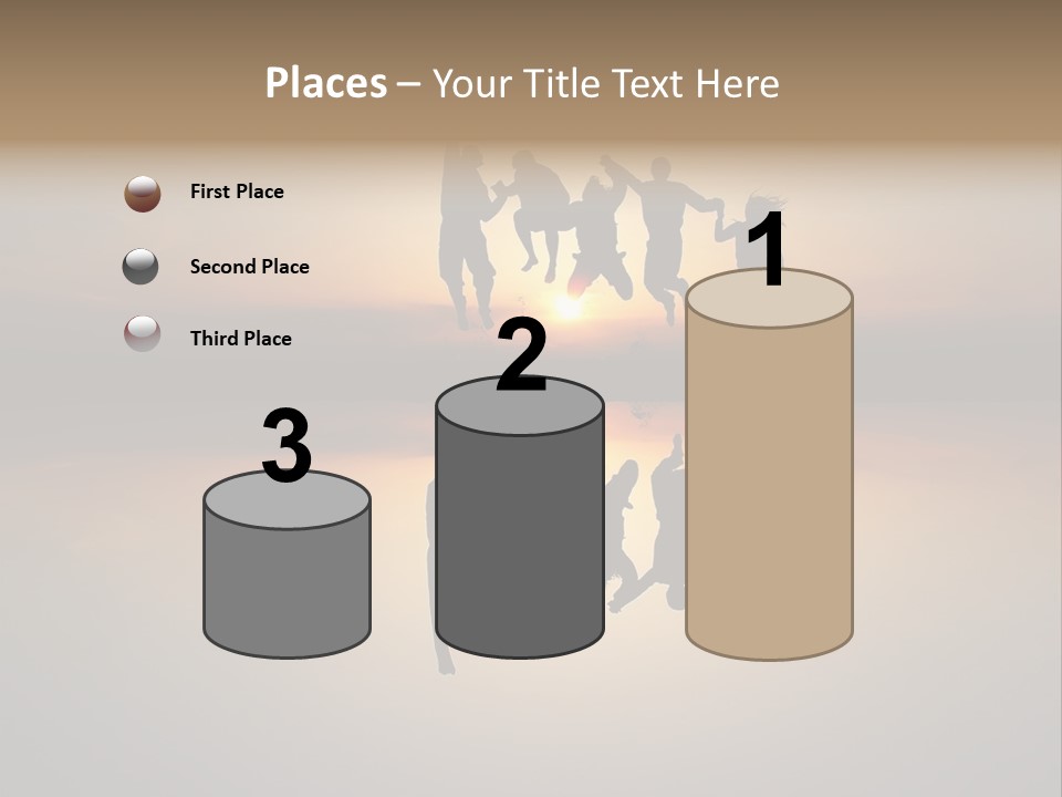 Female Joy Students PowerPoint Template