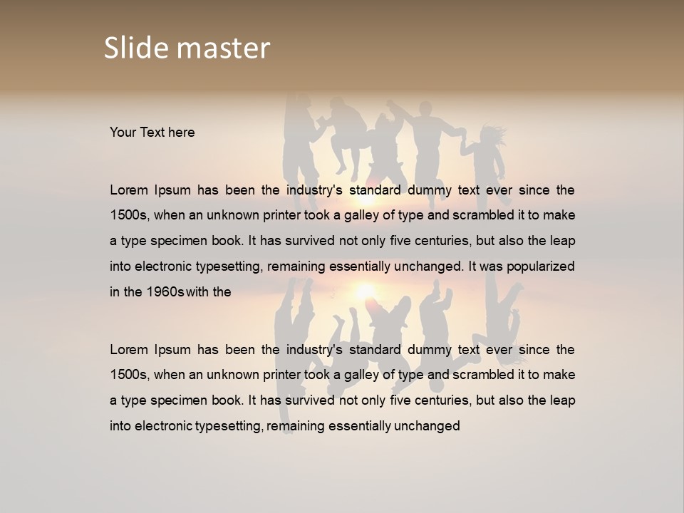 Female Joy Students PowerPoint Template